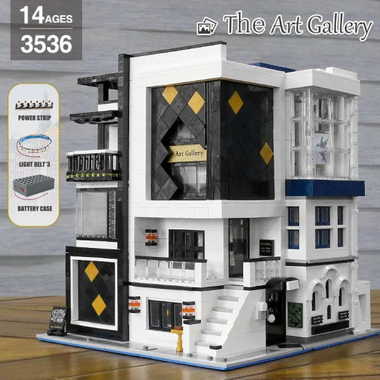 moc creator expert art gallery showcase bricks toy 16043 moc creator expert art gallery showcase bricks toy 16043