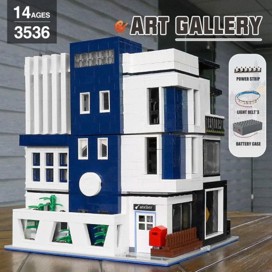 moc creator expert art gallery showcase bricks toy 16043 moc creator expert art gallery showcase bricks toy 16043
