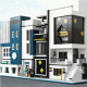 moc creator expert art gallery showcase bricks toy 16043 moc creator expert art gallery showcase bricks toy 16043