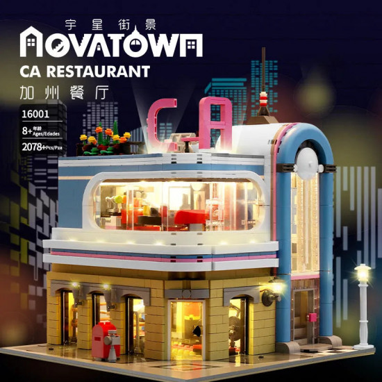 moc creator expert california downtown diners bricks toy moc creator expert california downtown diners bricks toy