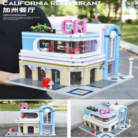 moc creator expert california downtown diners bricks toy moc creator expert california downtown diners bricks toy