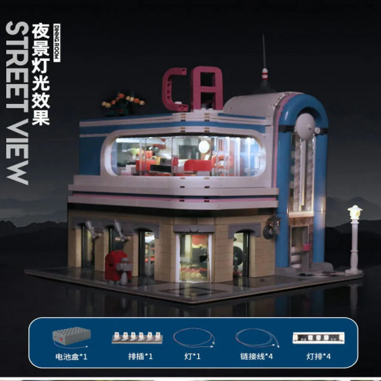 moc creator expert california downtown diners bricks toy moc creator expert california downtown diners bricks toy