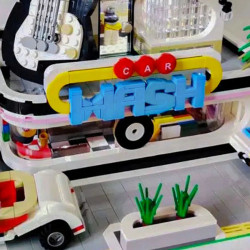 moc creator expert car wash music shop concert bricks toys