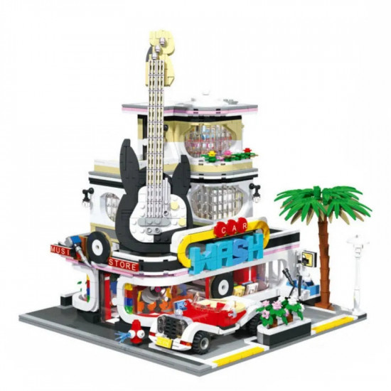 moc creator expert car wash music shop concert bricks toys moc creator expert car wash music shop concert bricks toys