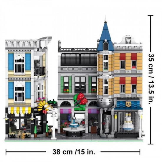 moc creator expert city assembly square bricks toy 15019 moc creator expert city assembly square bricks toy 15019