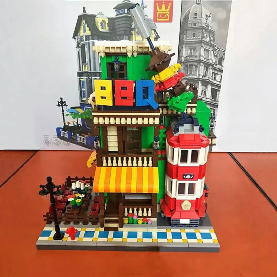 moc creator expert city bbq restaurant bricks toys moc creator expert city bbq restaurant bricks toys