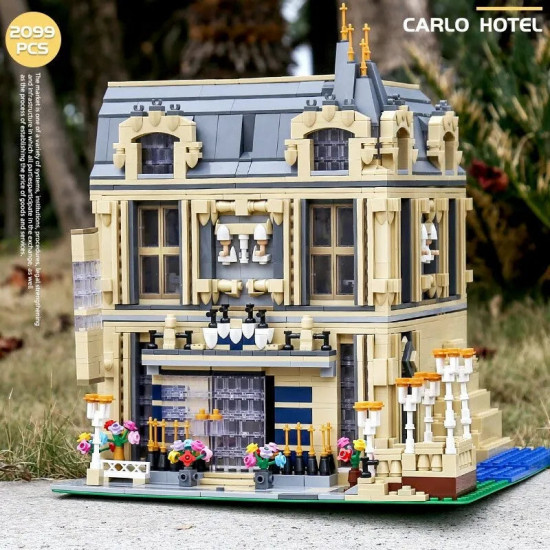 moc creator expert city carlo hotel bricks toy 0927 moc creator expert city carlo hotel bricks toy 0927