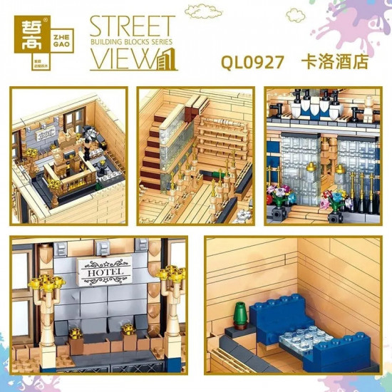 moc creator expert city carlo hotel bricks toy 0927 moc creator expert city carlo hotel bricks toy 0927
