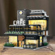 moc creator expert city corner coffee shop bricks toy moc creator expert city corner coffee shop bricks toy