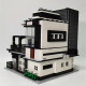 moc creator expert city corner coffee shop bricks toy moc creator expert city corner coffee shop bricks toy