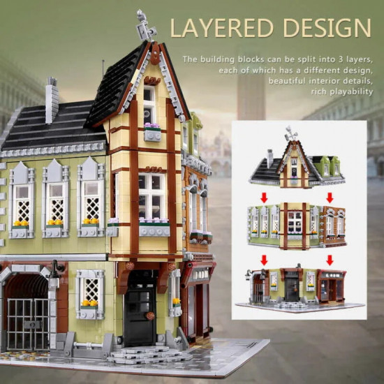 moc creator expert city corner mall store bricks toy 0919 moc creator expert city corner mall store bricks toy 0919