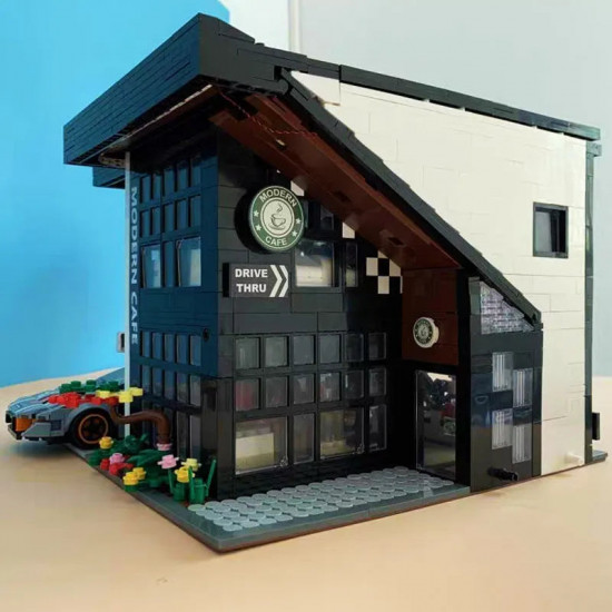 moc creator expert city corner modern cafe bricks toys 86005 moc creator expert city corner modern cafe bricks toys 86005