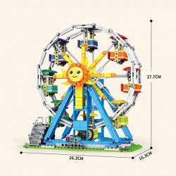 moc creator expert city ferris wheel bricks toy