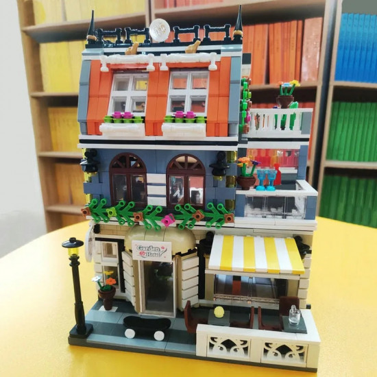 moc creator expert city garden hotel bricks toy 0940 moc creator expert city garden hotel bricks toy 0940