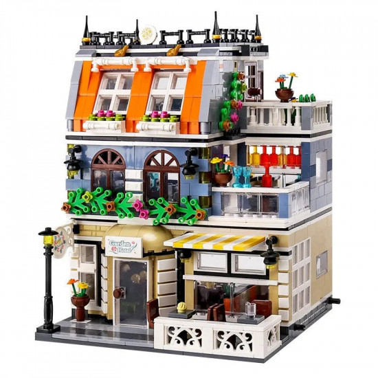 moc creator expert city garden hotel bricks toy 0940 moc creator expert city garden hotel bricks toy 0940