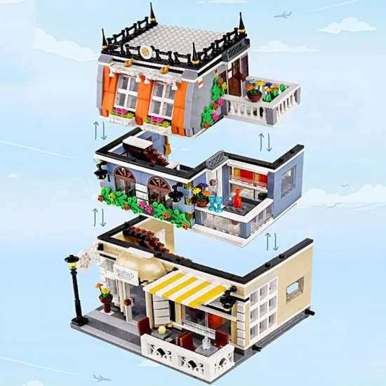moc creator expert city garden hotel bricks toy 0940 moc creator expert city garden hotel bricks toy 0940