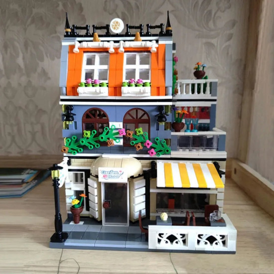 moc creator expert city garden hotel bricks toy 0940 moc creator expert city garden hotel bricks toy 0940
