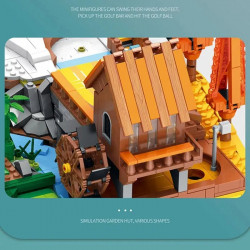 moc creator expert city golf course resort bricks toy