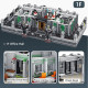 moc creator expert city lunatic hospital bricks toy 613002 moc creator expert city lunatic hospital bricks toy 613002
