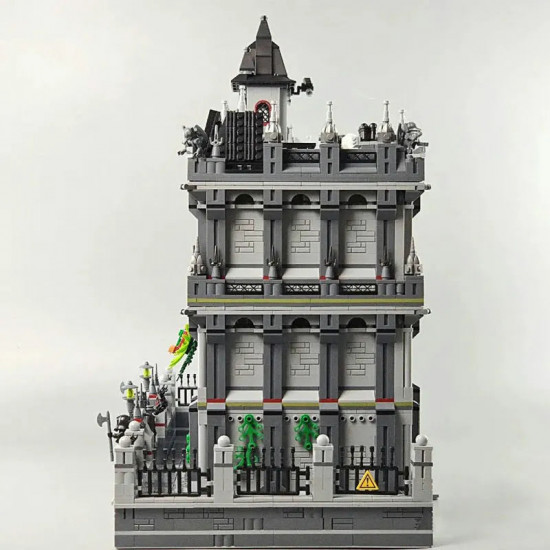 moc creator expert city lunatic hospital bricks toy 613002 moc creator expert city lunatic hospital bricks toy 613002