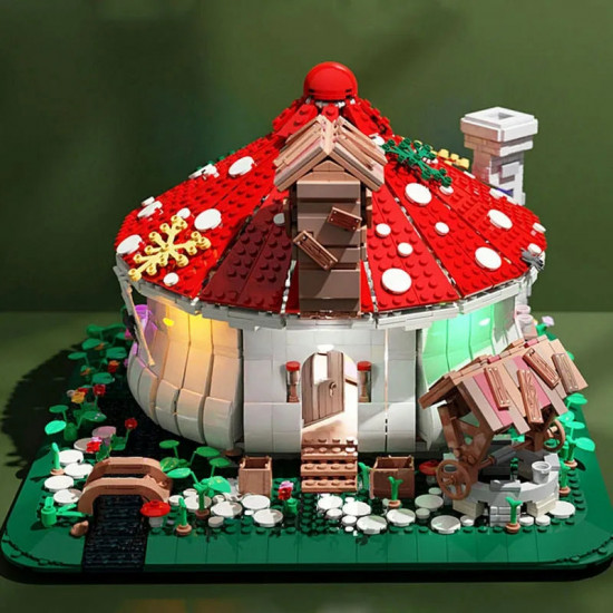 moc creator expert city mushroom house bricks toys moc creator expert city mushroom house bricks toys