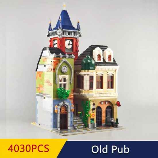 moc creator expert city old town pub bricks toy 0924 moc creator expert city old town pub bricks toy 0924