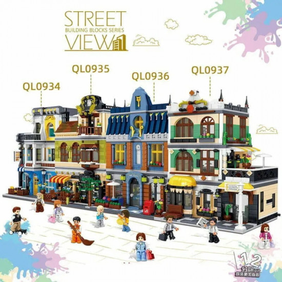 moc creator expert city rome restaurant bricks toy moc creator expert city rome restaurant bricks toy
