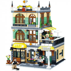 moc creator expert city rome restaurant bricks toy