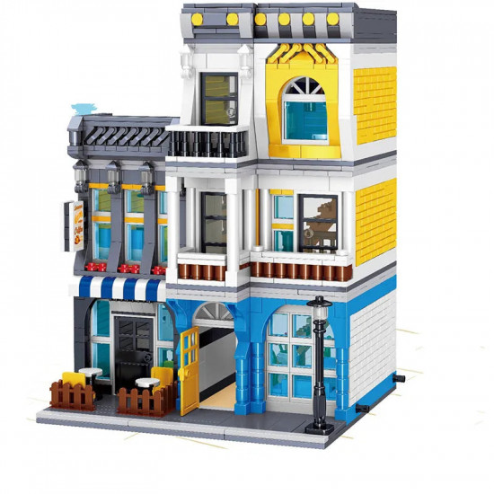 moc creator expert city summer coffee shop bricks toy moc creator expert city summer coffee shop bricks toy
