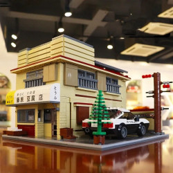 moc creator expert city tofu store house bricks toy