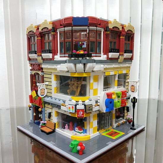 moc creator expert city toys and bookstore shop bricks toy moc creator expert city toys and bookstore shop bricks toy