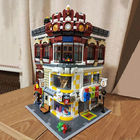 moc creator expert city toys and bookstore shop bricks toy moc creator expert city toys and bookstore shop bricks toy