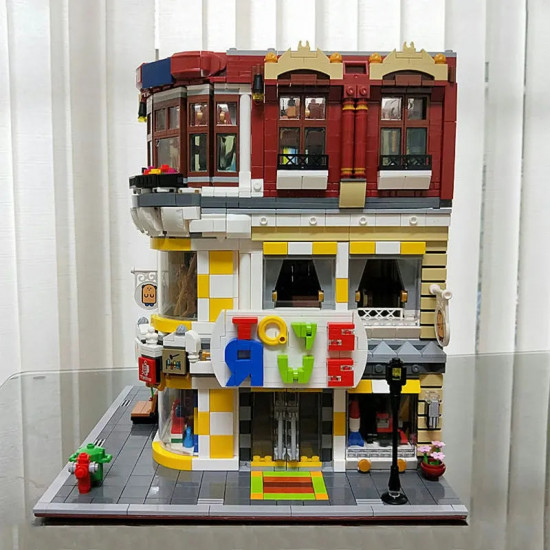 moc creator expert city toys and bookstore shop bricks toy moc creator expert city toys and bookstore shop bricks toy