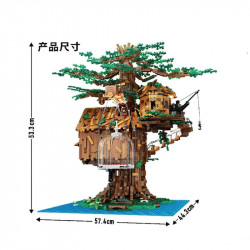 moc creator expert city tree house bricks toys 16033