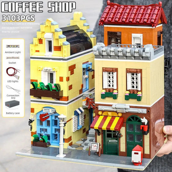 moc creator expert coffee house shop bricks toys 16008 moc creator expert coffee house shop bricks toys 16008