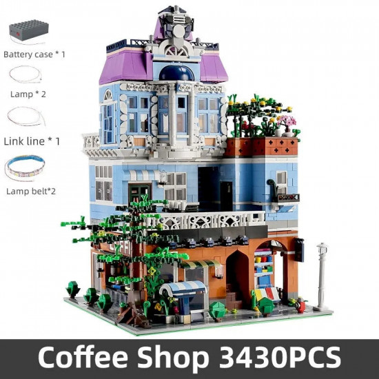 moc creator expert coffee shop house bricks toys 16004 moc creator expert coffee shop house bricks toys 16004