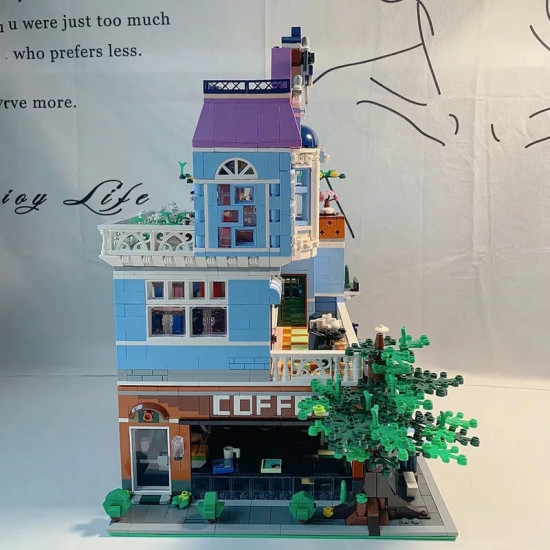 moc creator expert coffee shop house bricks toys 16004 moc creator expert coffee shop house bricks toys 16004