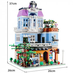 moc creator expert coffee shop house bricks toys 16004