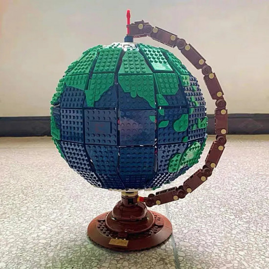 moc creator expert earth globe world map bricks toy 031001 moc creator expert earth globe world map bricks toy 031001