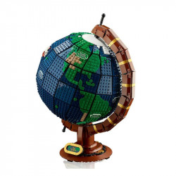 moc creator expert earth globe world map bricks toys 95335
