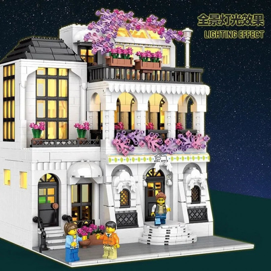 moc creator expert european city garden flower villa bricks toy moc creator expert european city garden flower villa bricks toy