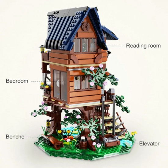 moc creator expert four seasons tree house bricks toy moc creator expert four seasons tree house bricks toy