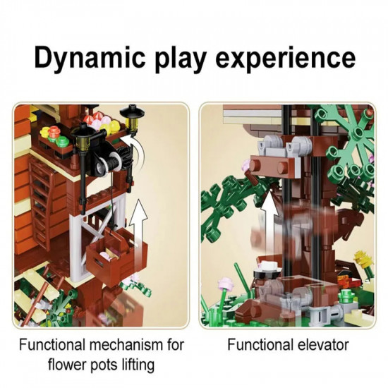 moc creator expert four seasons tree house bricks toy moc creator expert four seasons tree house bricks toy