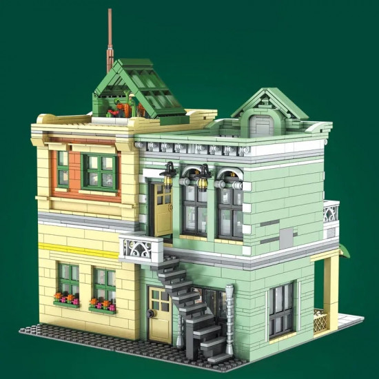 moc creator expert french restaurant led bricks toys 16023 moc creator expert french restaurant led bricks toys 16023