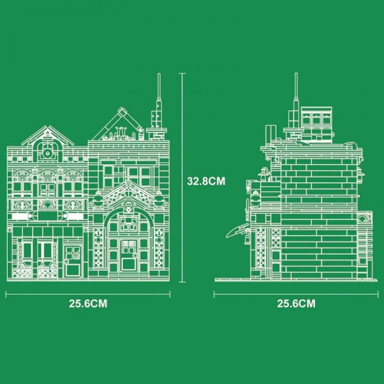 moc creator expert french restaurant led bricks toys 16023 moc creator expert french restaurant led bricks toys 16023