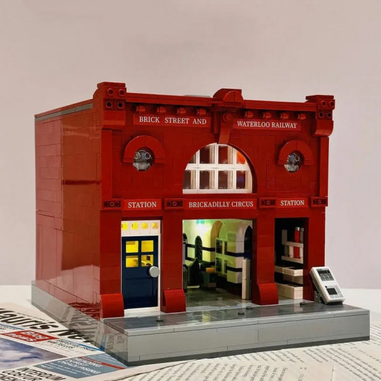 moc creator expert london subway station bricks toy moc creator expert london subway station bricks toy