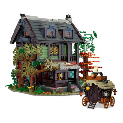 moc creator expert medieval hotel town inn bricks toys