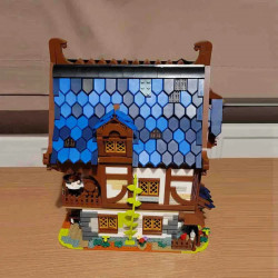 moc creator expert medieval town blacksmith bricks toy 66005