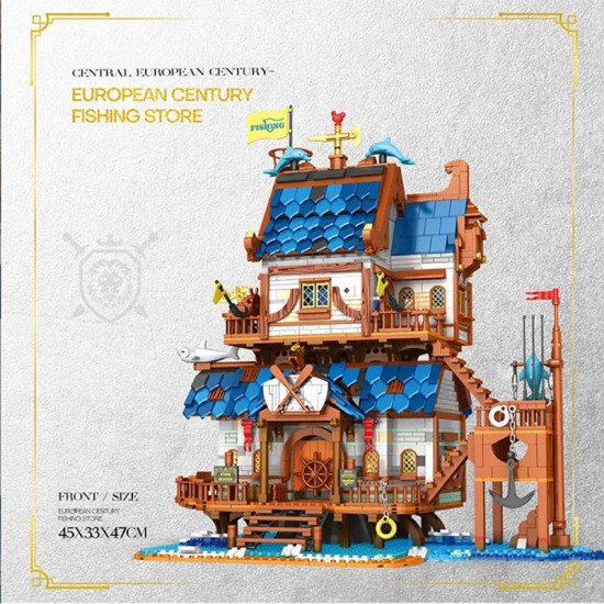 moc creator expert medieval town fishing store bricks toy 66007 moc creator expert medieval town fishing store bricks toy 66007
