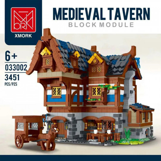 moc creator expert medieval town tavern bricks toy moc creator expert medieval town tavern bricks toy